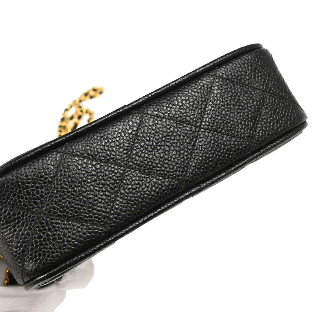 Chanel 1991-1994 Black Caviar Camera Bag Mini – AMORE