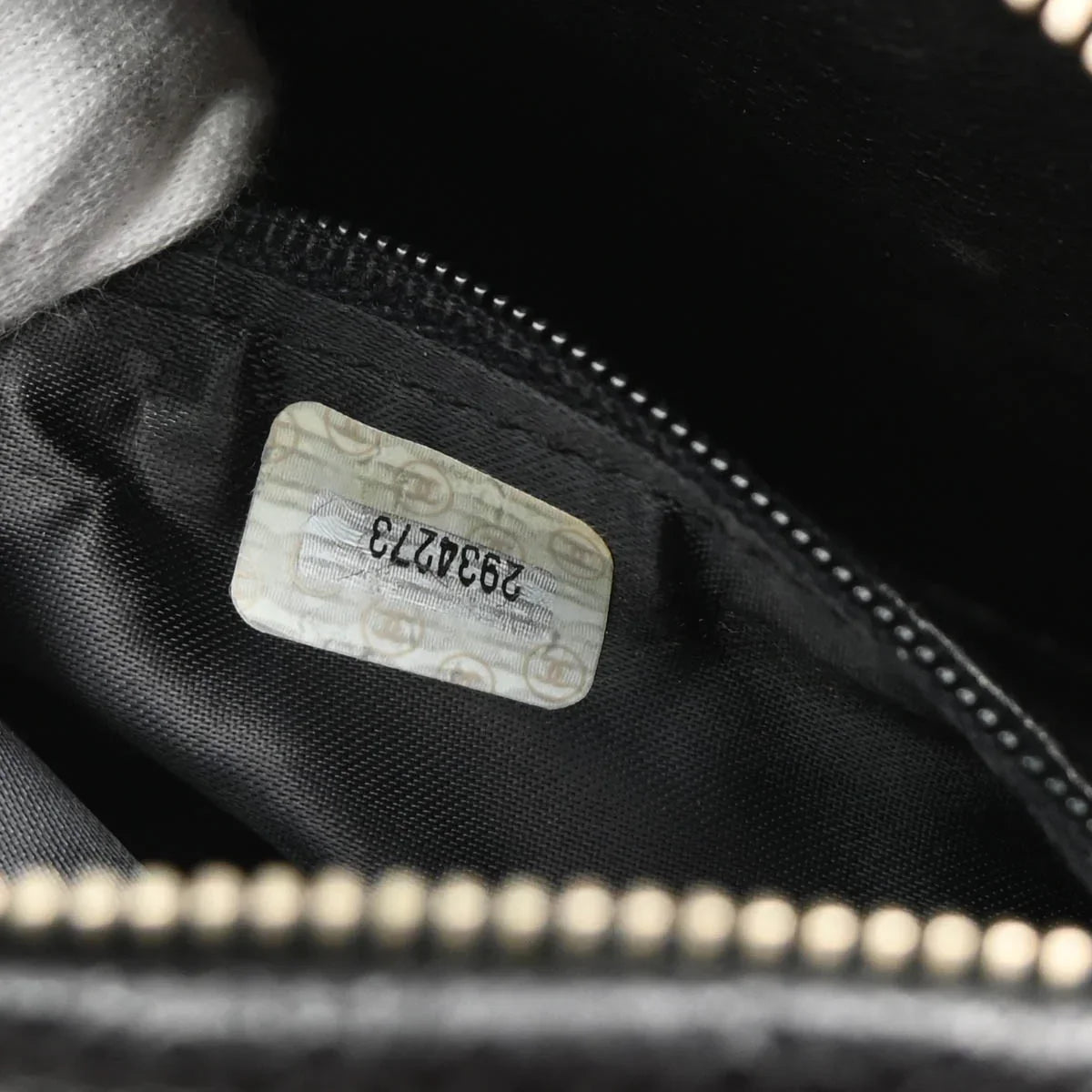 Chanel 1991-1994 Black Caviar Camera Bag Mini