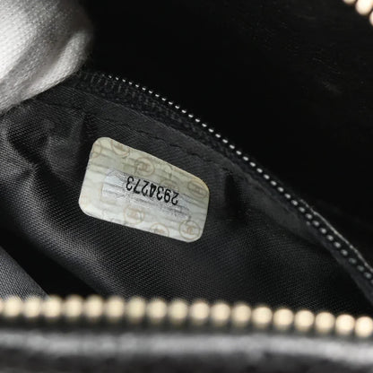 Chanel 1991-1994 Black Caviar Camera Bag Mini