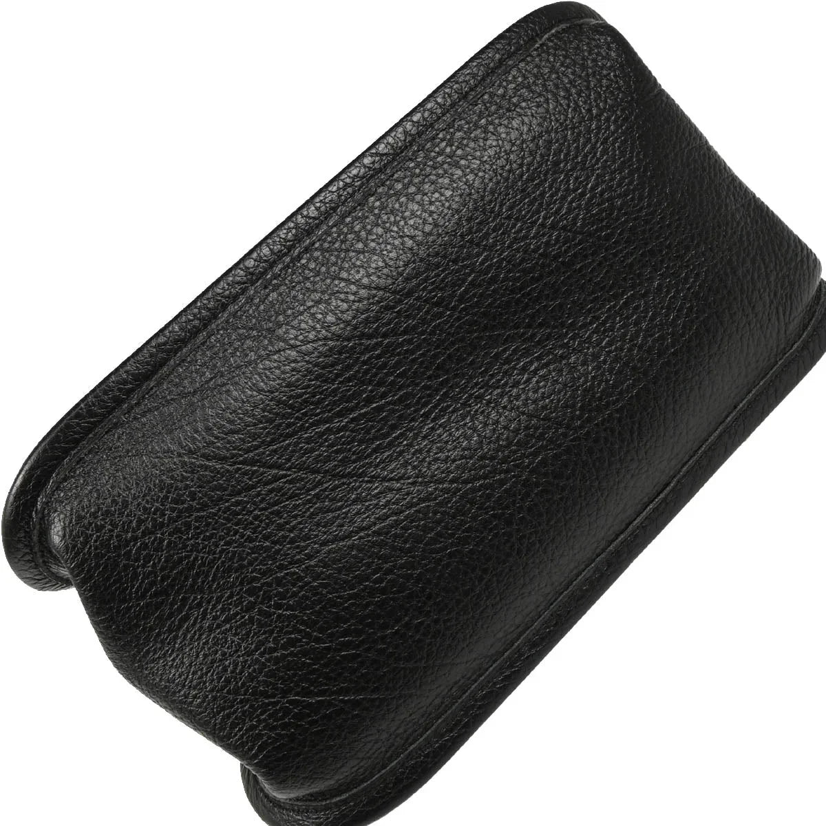 Chanel 2003-2004 Black Calfskin Mademoiselle Lock Chain Shoulder Bag