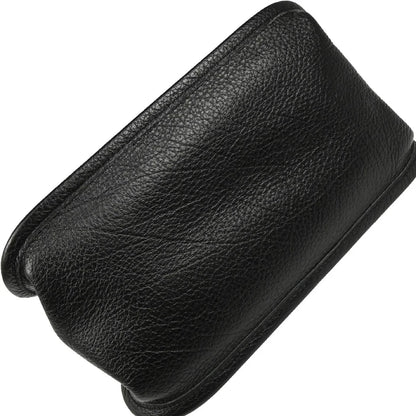 Chanel 2003-2004 Black Calfskin Mademoiselle Lock Chain Shoulder Bag