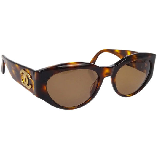 Chanel Sunglasses Eyewear Brown Small Good