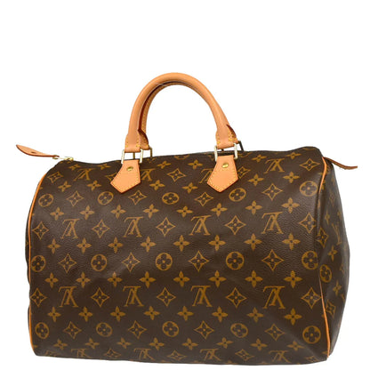 Louis Vuitton 2007 Monogram Speedy 35 Handbag M41524