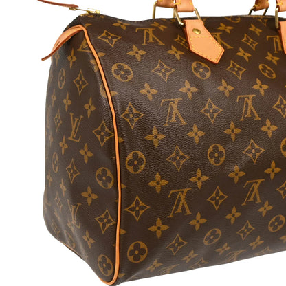 Louis Vuitton 2007 Monogram Speedy 35 Handbag M41524