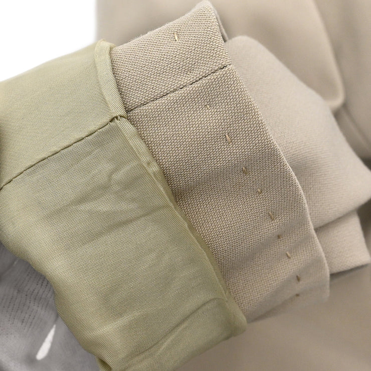 Celine Setup Suit Jacket Skirt Beige #40