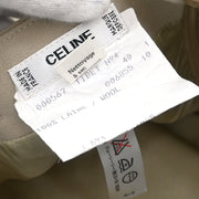 Celine Setup Suit Jacket Skirt Beige #40