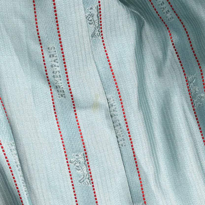 Hermes Double Breasted Coat Light Blue #36