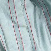 Hermes Double Breasted Coat Light Blue #36