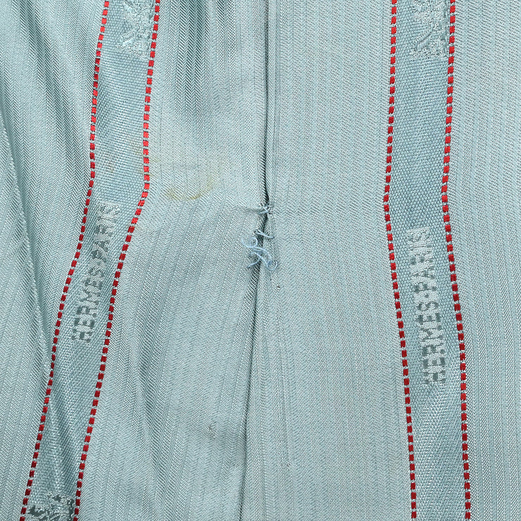 Hermes Double Breasted Coat Light Blue #36