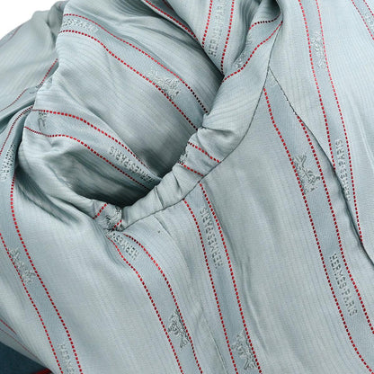 Hermes Double Breasted Coat Light Blue #36