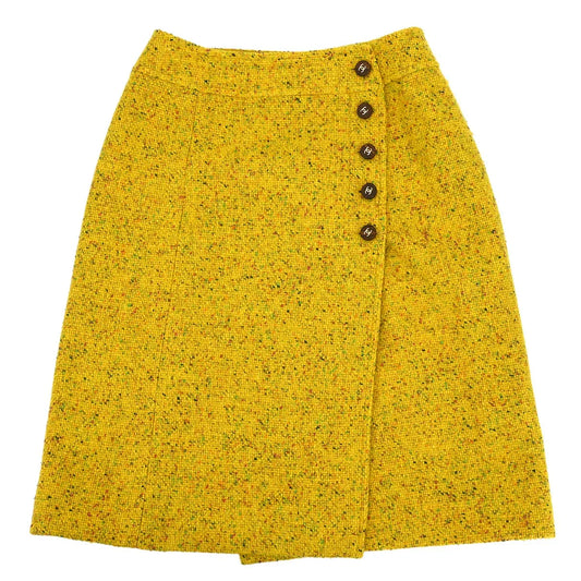 Chanel 2001 Skirt Yellow #38