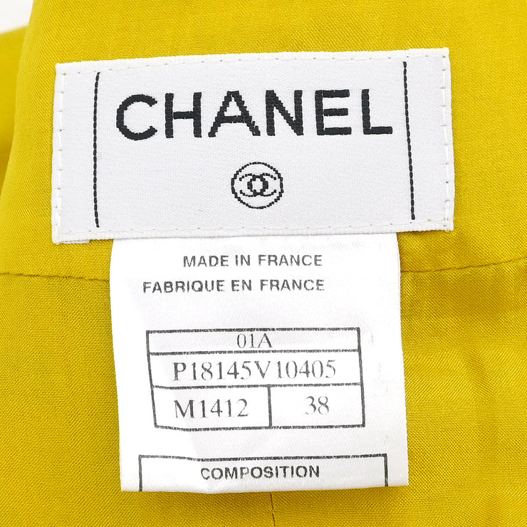 Chanel 2001 Skirt Yellow #38