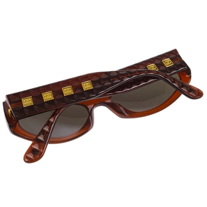 Chanel Sunglasses Eyewear Brown Small Good