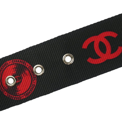 Chanel Record Belt Black 04P #75/30 Small Good