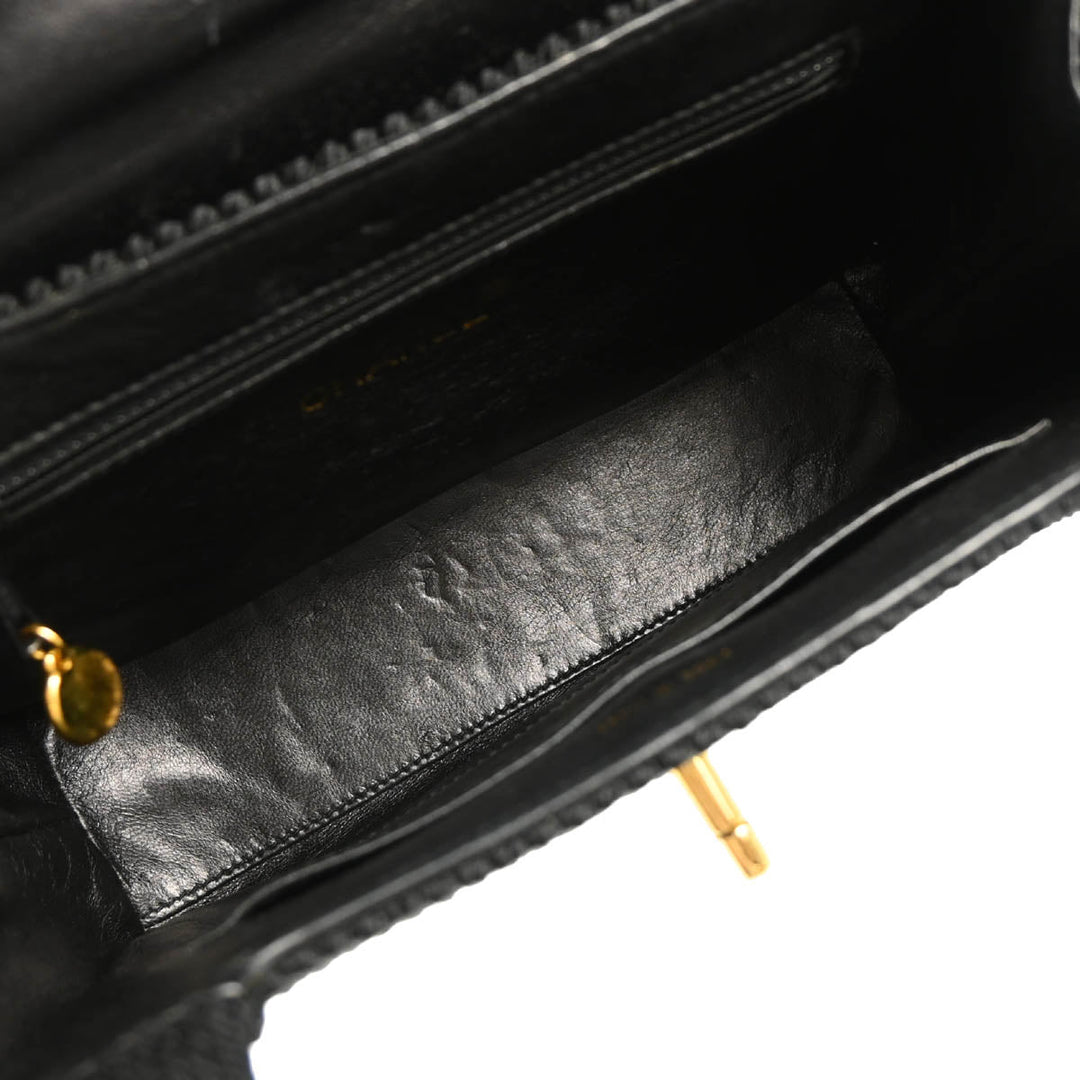 Chanel Black Silk Rope Bag Woven Handbag – AMORE Vintage Tokyo