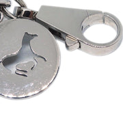 Hermes Amulet Bull Lock Key Holder Silver Small Good