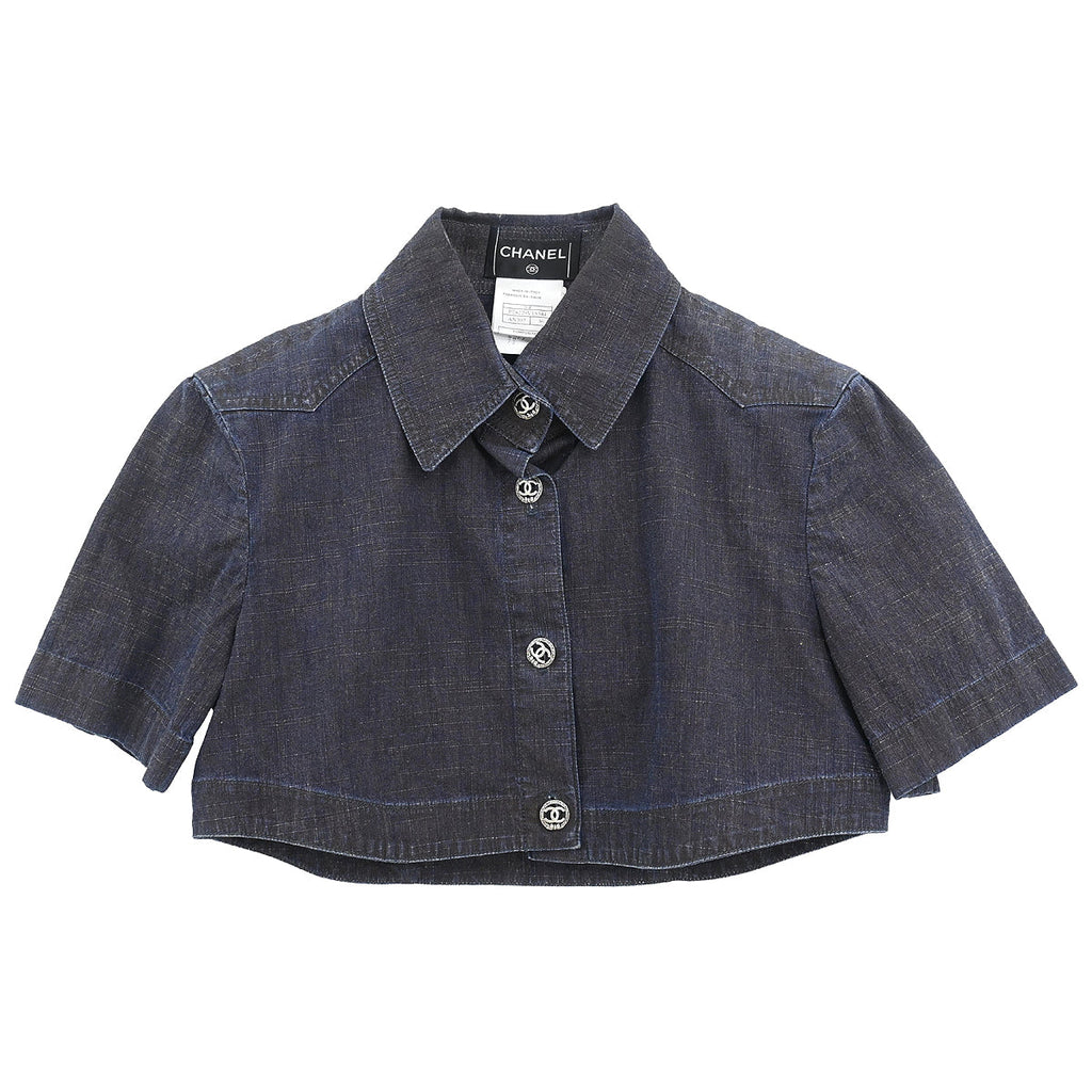 2024-25 秋冬新作  ハイブランドの Jacket Denim Cropped 2006 Chanel Indigo Vintage AMORE – #36 ジャケット・アウター