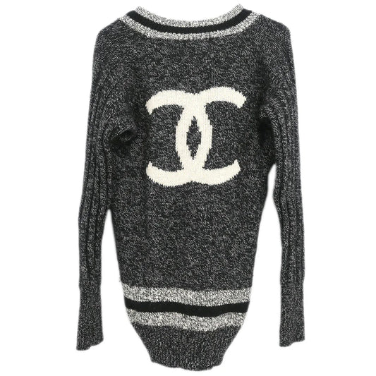 Chanel 1996 Cashmere V-Neck Sweater #42