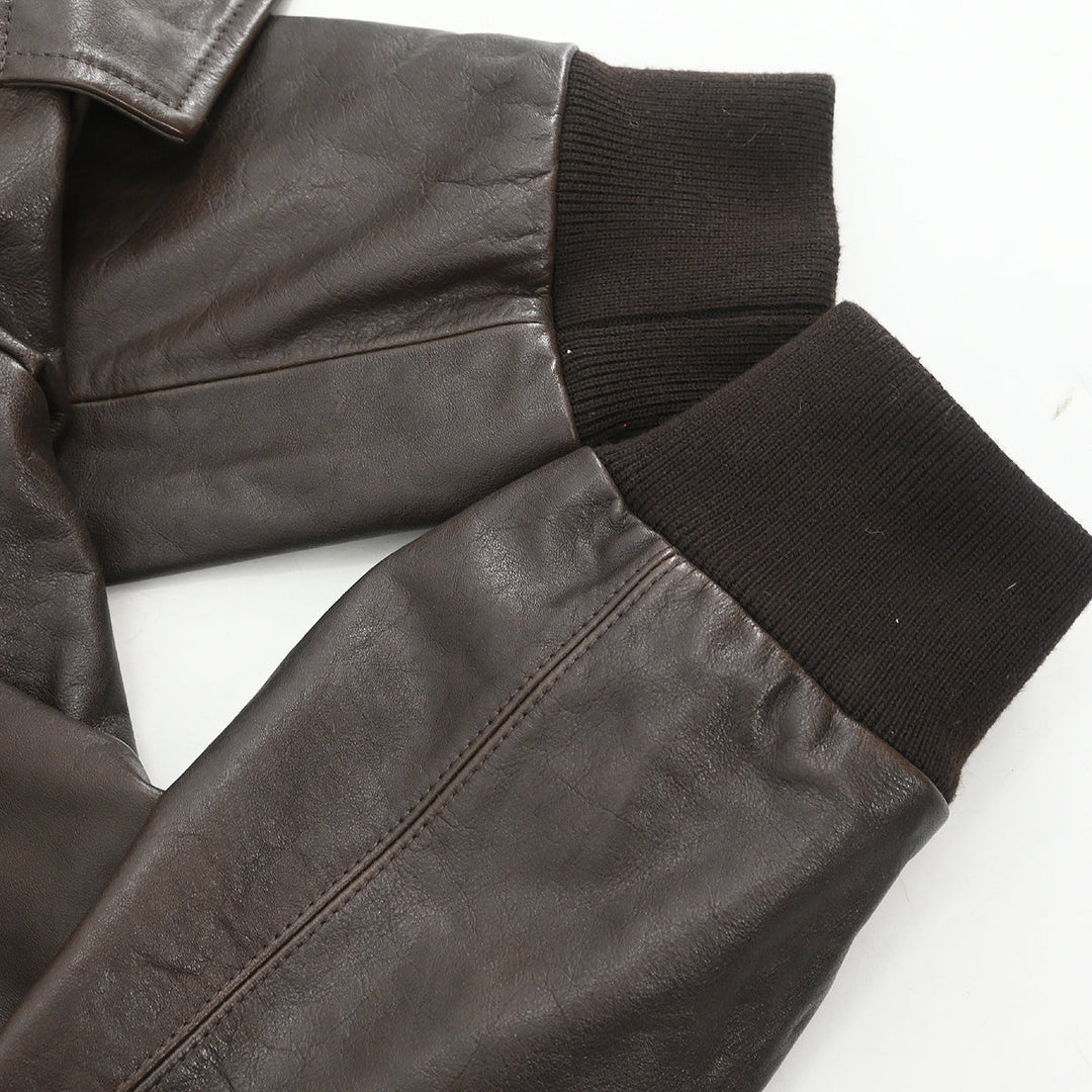 Chanel Zip Up Leather Jacket Brown – AMORE Vintage Tokyo Chanel Zip Up Leather Jacket Brown – AMORE Vintage Tokyo