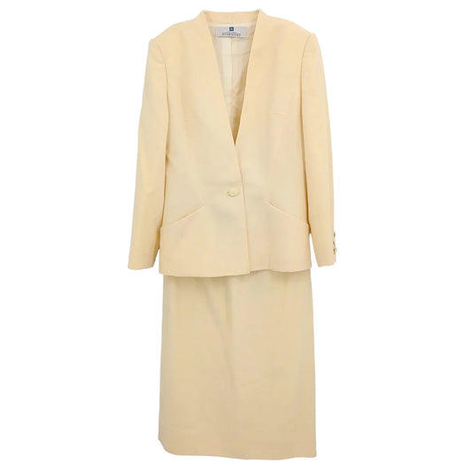 Givenchy Setup Suit Jacket Skirt Ivory #36