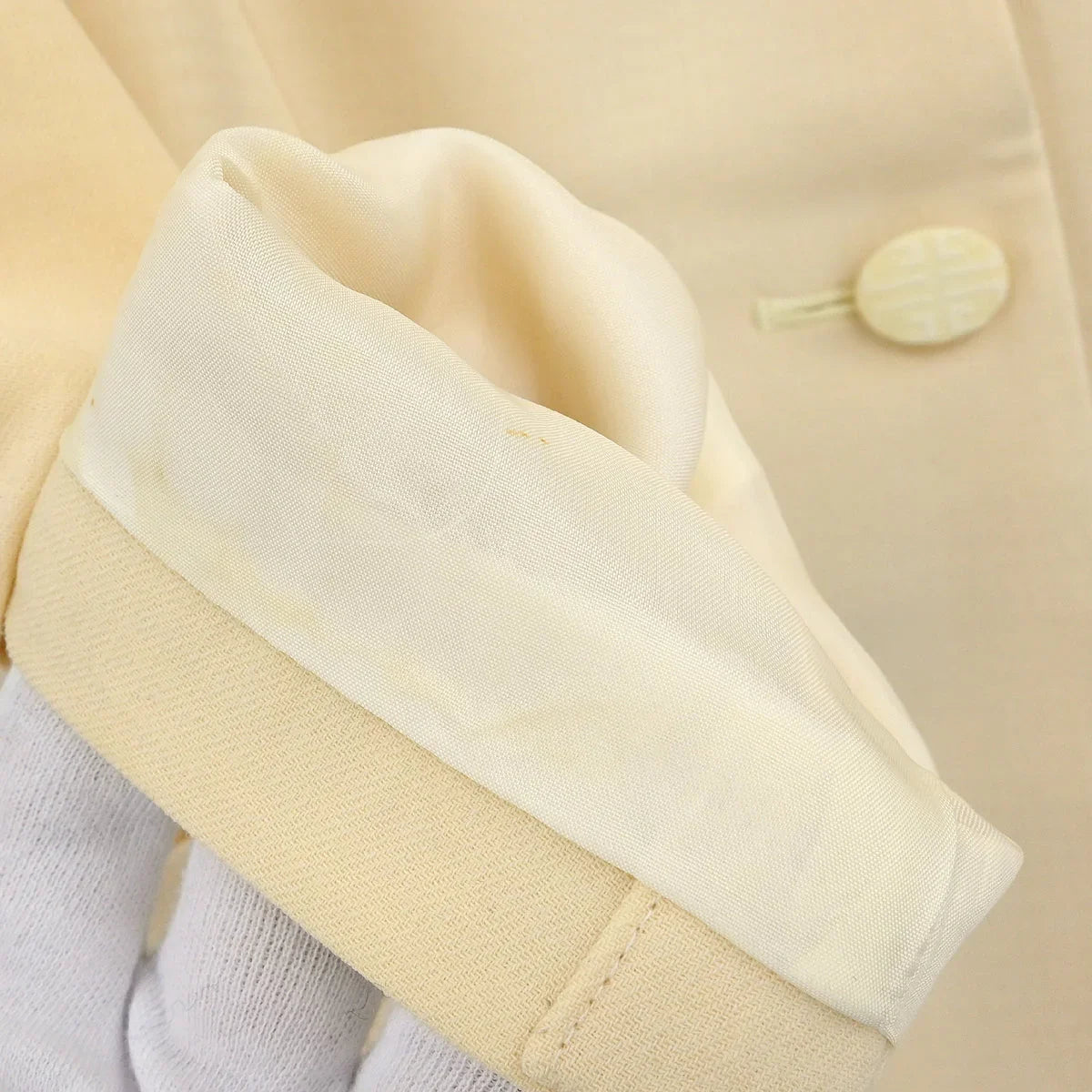 Givenchy Setup Suit Jacket Skirt Ivory #36