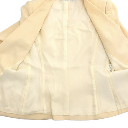 Givenchy Setup Suit Jacket Skirt Ivory #36