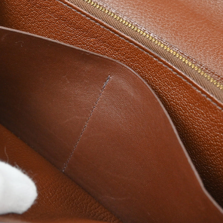 Hermes 2008 Havane Chevre Kelly Wallet Purse