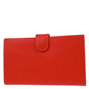 Chanel 1996-1997 Red Caviar Long Wallet Purse