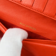 Chanel 1996-1997 Red Caviar Long Wallet Purse