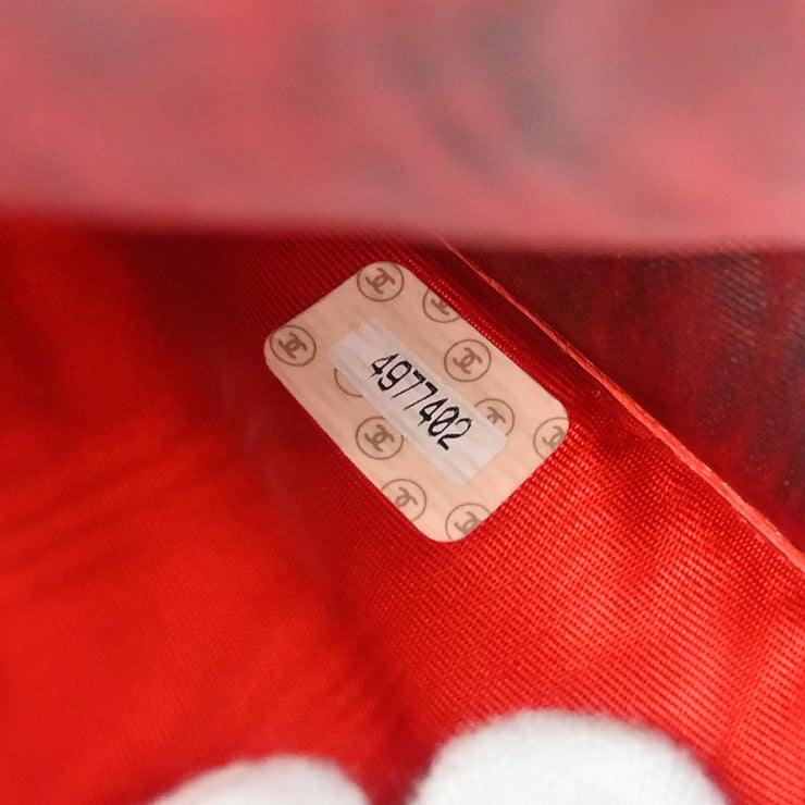 Chanel 1996-1997 Red Caviar Long Wallet Purse