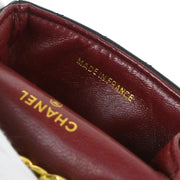 Chanel Black Lambskin Classic Flap Micro Bum Belt Bag