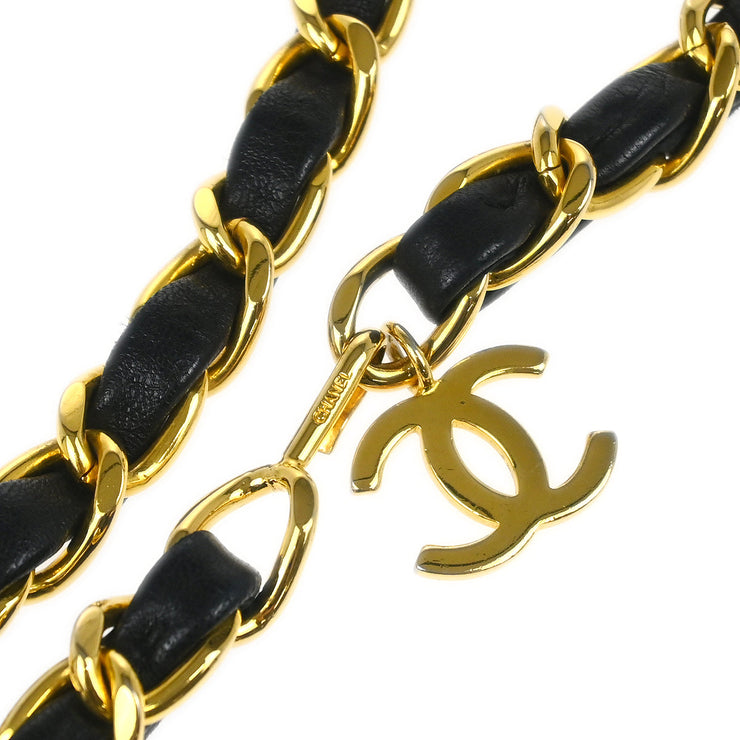 Chanel Black Lambskin Classic Flap Micro Bum Belt Bag
