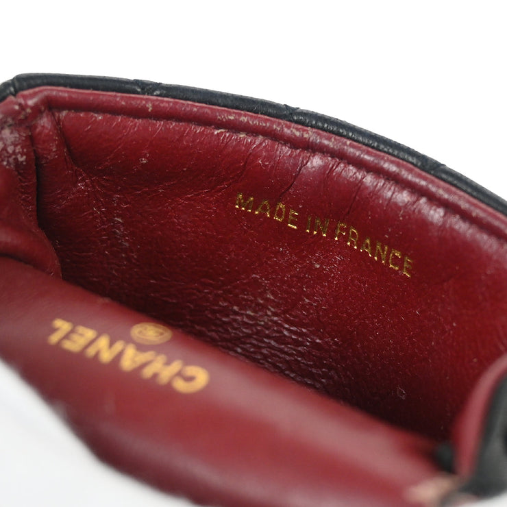 Chanel Black Lambskin Classic Flap Micro Bum Belt Bag