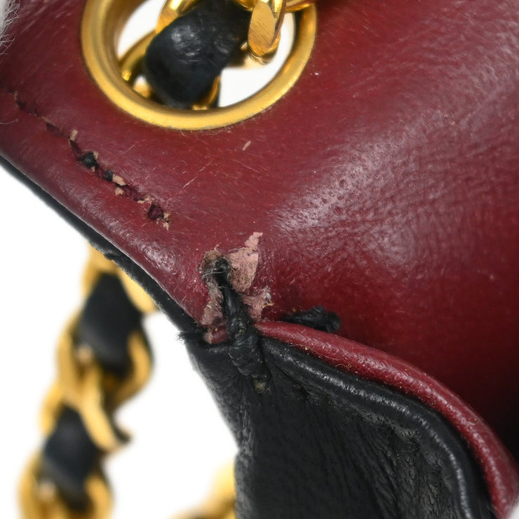Chanel Black Lambskin Classic Flap Micro Bum Belt Bag