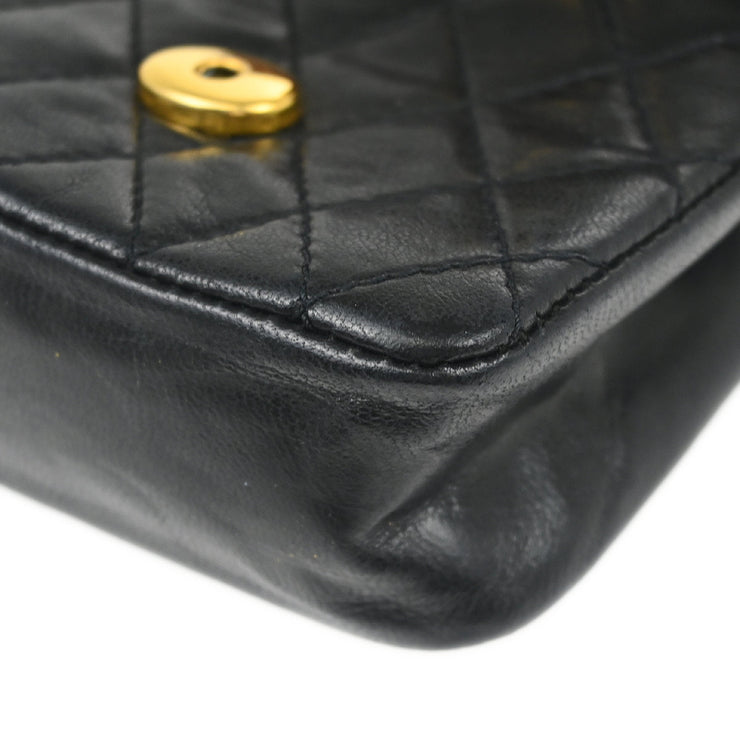 Chanel Black Lambskin Classic Flap Micro Bum Belt Bag