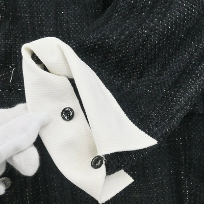 Chanel 2007 Setup Suit Jacket Skirt Black #38