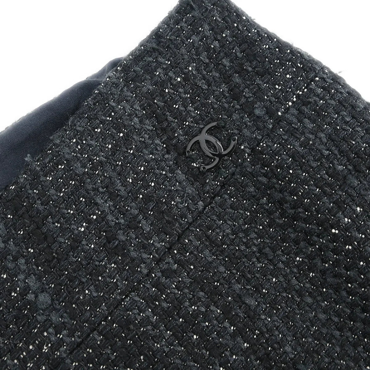 Chanel 2007 Setup Suit Jacket Skirt Black #38