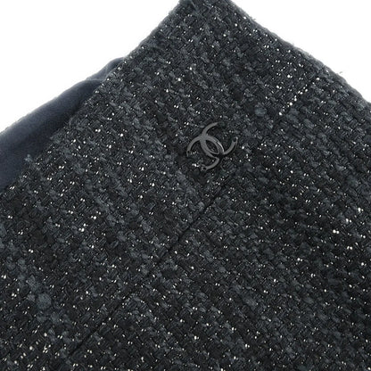 Chanel 2007 Setup Suit Jacket Skirt Black #38