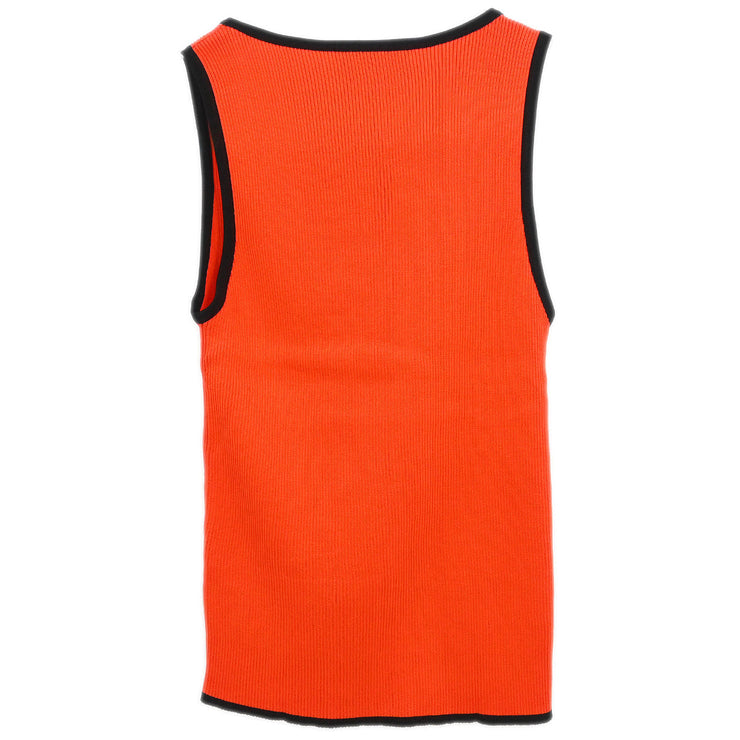 Chanel 1995 Sleeveless Top Orange #38