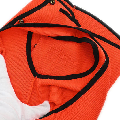 Chanel 1995 Sleeveless Top Orange #38