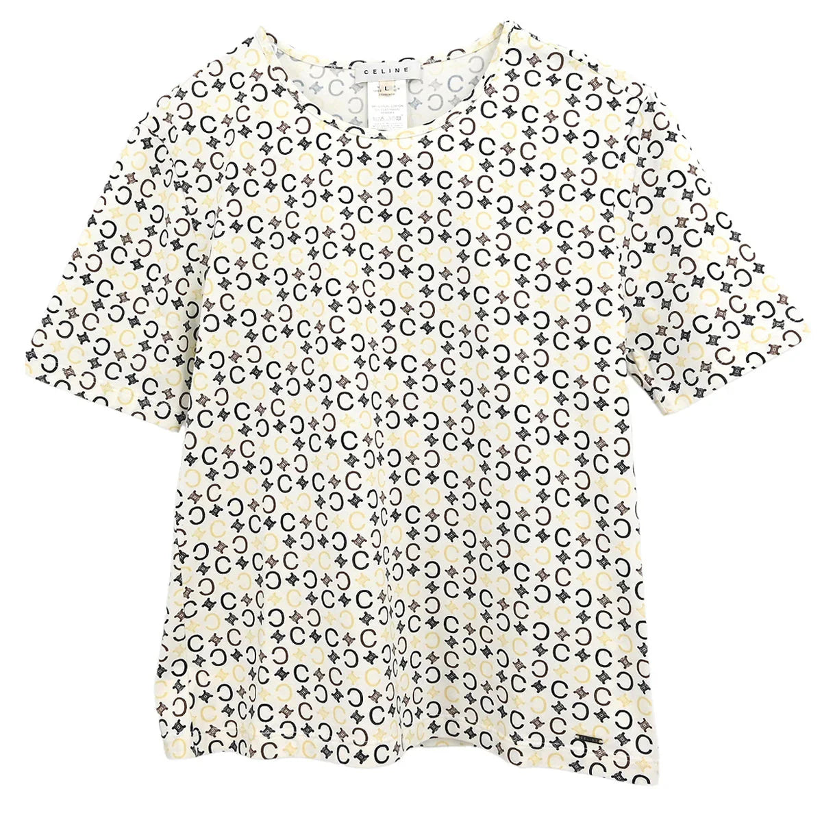 Celine Macadam T-shirt White #L