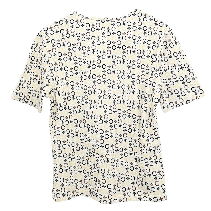 Celine Macadam T-shirt White #L