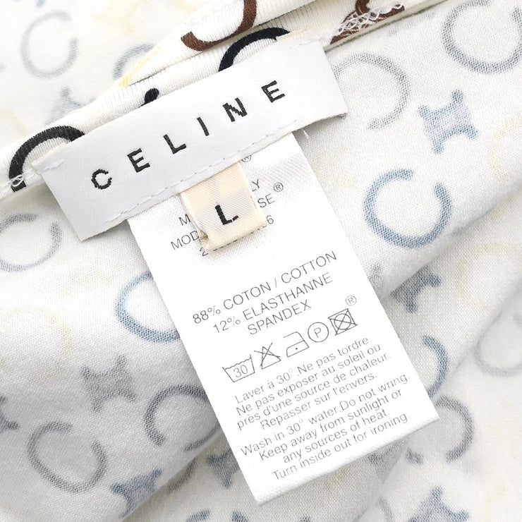 Celine Macadam T-shirt White #L