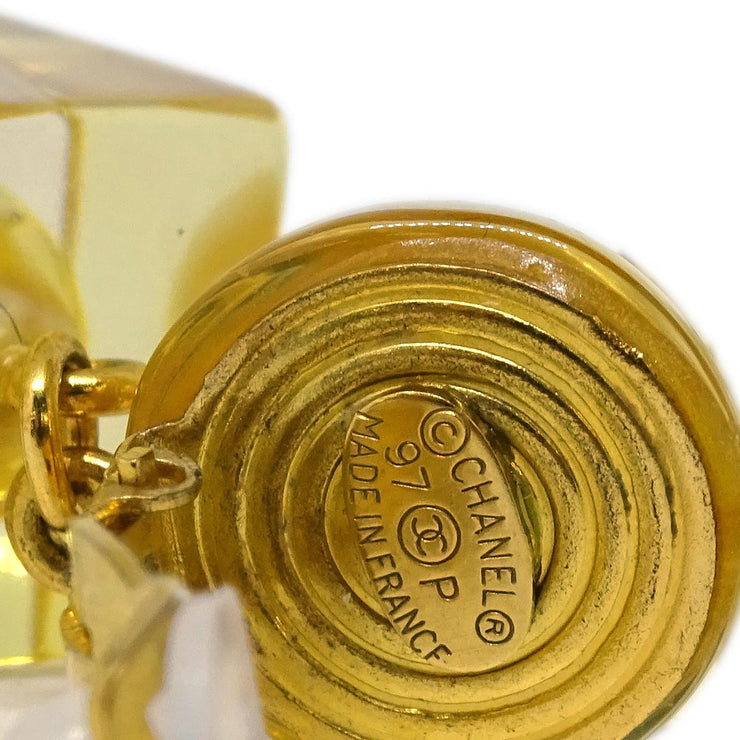Chanel Dangle Earrings Clip-On Gold 97P