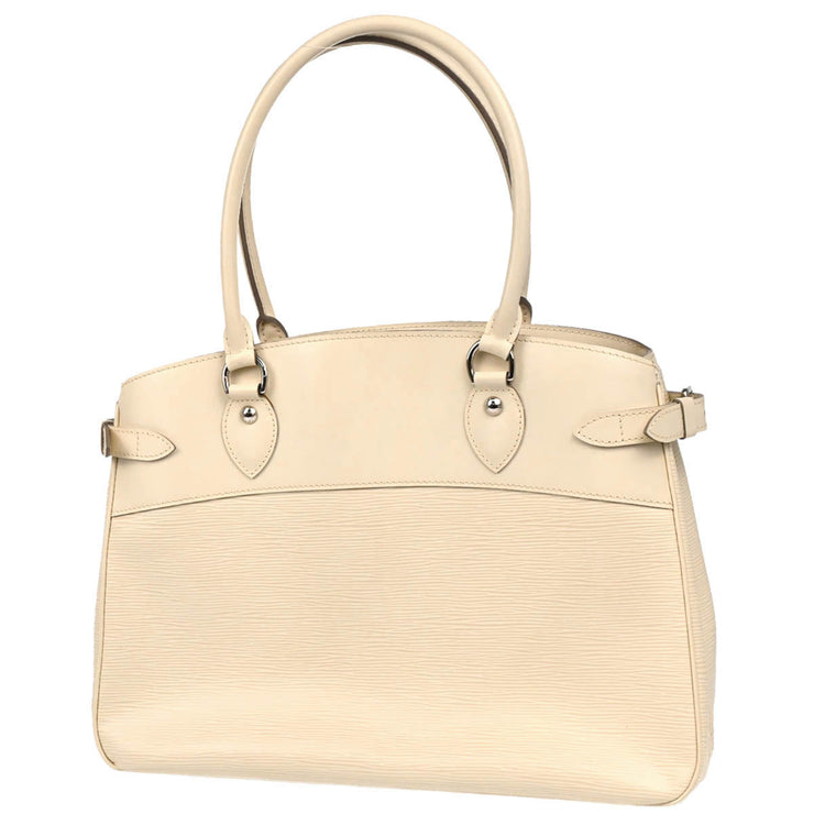 Louis Vuitton 2007 Ivory Epi Passy GM Tote Handbag M5925J