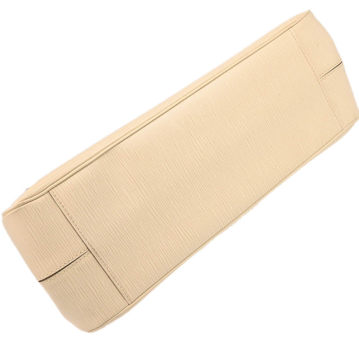 Louis Vuitton 2007 Ivory Epi Passy GM Tote Handbag M5925J