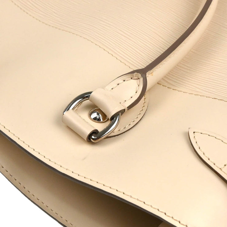 Louis Vuitton 2007 Ivory Epi Passy GM Tote Handbag M5925J