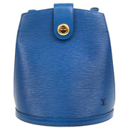 Louis Vuitton 1994 Blue Epi Cluny Shoulder Bag M52255