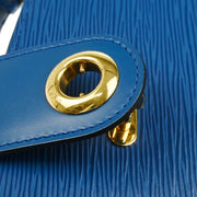 Louis Vuitton 1994 Blue Epi Cluny Shoulder Bag M52255