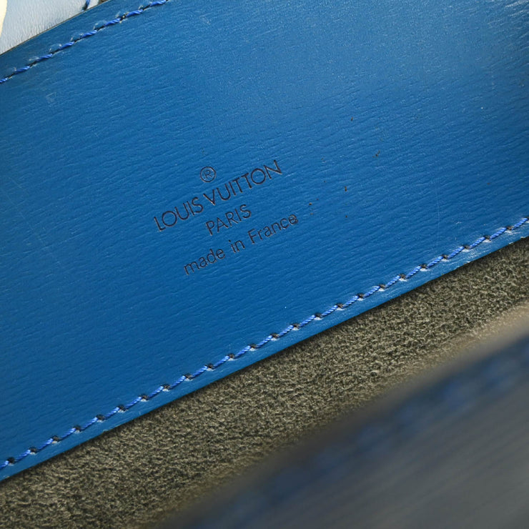 Louis Vuitton 1994 Blue Epi Cluny Shoulder Bag M52255